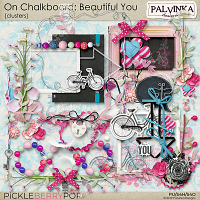 On Chalkboard: Beautiful You Clusters