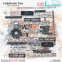 Celebrate You Misc & Journal Bits by JB Studio