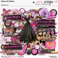 Glam & Glitter - Elements - by Neia Scraps