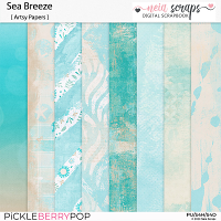 Sea Breeze -  Artsy Papers - by Neia Scraps