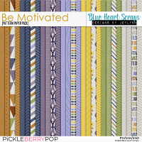 Be Motivated Patterned Paper Pack