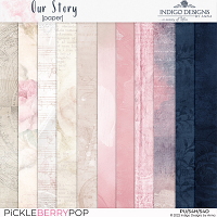 Our Story Papers Pack by Indigo Designs by Anna 