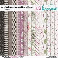 May Feelings: Unconditional Love Papers by JB Studio