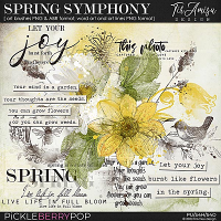 Spring Symphony ~ brushes and word art by TirAmisu design