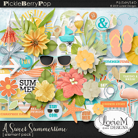 A Sweet Summertime Element Pack #1