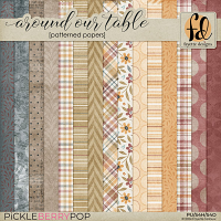 Around Our Table: Patterned Papers