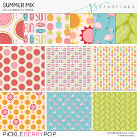 Summer Mix Layered Patterns (CU)