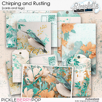 Chirping and Rustling (cards and tags) by Simplette