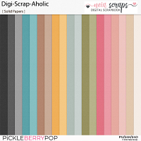 Digi-Scrap-Aholic - Solid Papers - by Neia Scraps