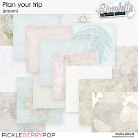 Plan your trip (papers) by Simplette