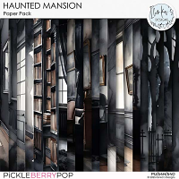 Haunted Mansion Paper Pack by Ilonka's Designs 
