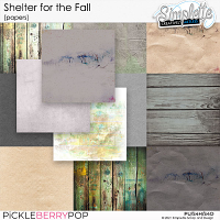 Shelter for the fall (papers) by Simplette