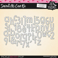 Sweet As Can Be Alphabet