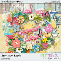 Summer Lovin' Elements {Heartstrings Scrap Art}