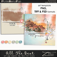 All The Best ~ art page template 1 by Tiramisu design 