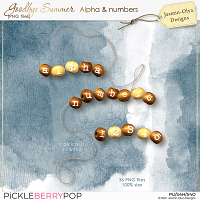 Goodbye, Summer - Alpha & Numbers (Jasmin-Olya Designs)