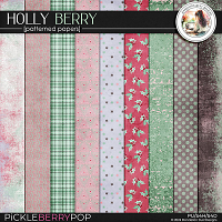 Holly Berry: Patterned Papers