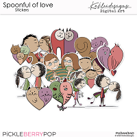 Spoonful of love Stickers