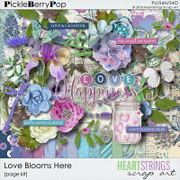 Love Blooms Here Page Kit