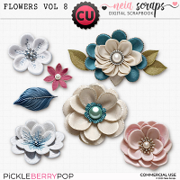 Flowers VOL8 - CU - by Neia Scraps