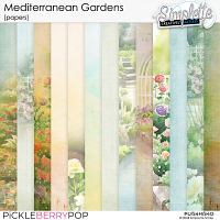 Mediterranean Gardens (papers) by Simplette