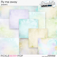 Fly me away (papers) by Simplette