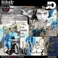 Attitude Pop•iN PAGE KIT by JopkeDesigns