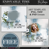 Enjoyable Time ~ Art Template 1 by TirAmisu design 