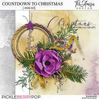 Countdown to Christmas Mini Kit by Tiramisu design