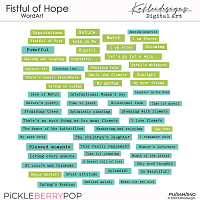 Fistful of Hope WordArt