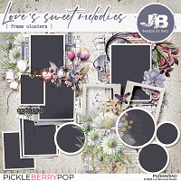Love's Sweet Melodies Frame Clusters by JB Studio