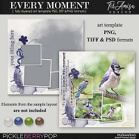 Every Moment ~ art  template 1 by Tiramisu design 