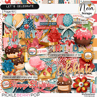 Let's Celebrate - Page Kit - by Neia Scraps