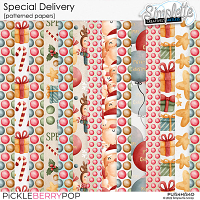 Special Delivery (patterned papers) by Simplette