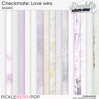 Checkmate : Love wins (papers) by Simplette