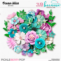 Ocean Bliss Flowers by JB Studio