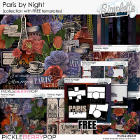 Paris by Night (collection with FREE templates)