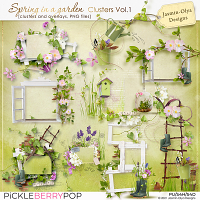 Spring in a garden - Clusters Vol.1 (Jasmin-Olya Designs)