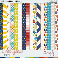 I FEEL GOOD | papers by Bellisae Designs