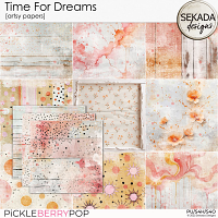 Time For Dreams [artsy papers] by Sekada Designs 