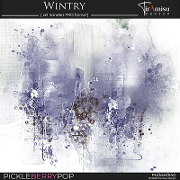 Wintry ~ art transfers 