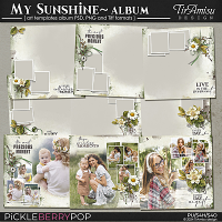 My Sunshine ~ Art Templates Album by TirAmisu design 