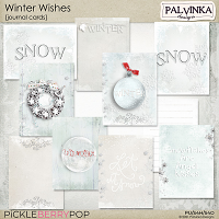 Winter Wishes Journal Cards