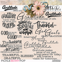 Gratitude (Word Art]