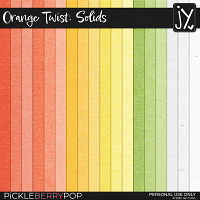 Orange Twist Solids