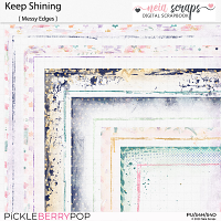 Keep Shining - Messy Edges - by Neia Scraps