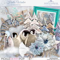 Hello Winter Elements by Indigo Designs by Anna