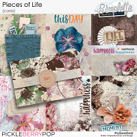 Pieces of Life (cards) by Simplette