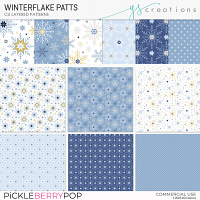 Winterflakes Layered Patterns (CU)