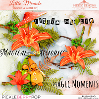Little Miracle Clusters and Word Arts by Indigo Designs